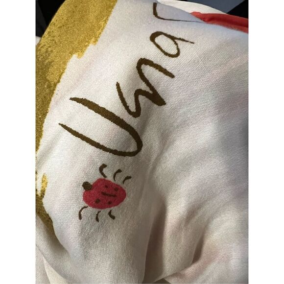 RARE!! Vintage Vera Neumann King Cotton Floral/Striped "Ellison" Duvet Cover Per - Picture 2 of 6